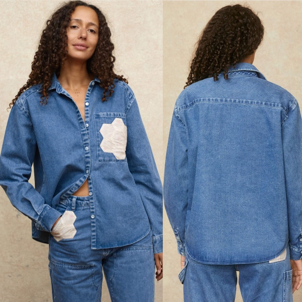 Christy Dawn Denim Patchwork Set - Aiden Pant and Patti Top - Picture 9 of 10